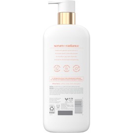 Dove Exfoliating Body Wash Glow Recharge Energizes & illuminates skin 3% brightening serum with vitamin C 18.5 oz