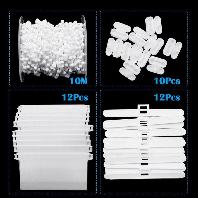 SelfTek Vertical Blind Accessories 12Pcs 89mm Vertical Blind Top Hangers,12Pcs