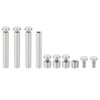 PATIKIL 1/4 x 1.6 inch Sign Standoff Screws, 4 Set