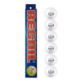 URBEST Ping Pong Balls - 3-Star 40+ Table Tennis Balls (Pack of 6) | High-Performance ABS Training Balls | Ultimate Durability for Indoor/Outdoor Ping Pong Tables, Competitions, Games (White)