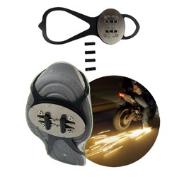 SLYHHZHMY Outdoor Flint Skateboarding Bicycle Foot Brake Spark Grinding Floor Motorcycle Sole Shoe Cover Skateboard Flint Set (1)