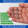 12 Pcs 6x8.3x5 and 9x6mm O Rings for Screw Head
