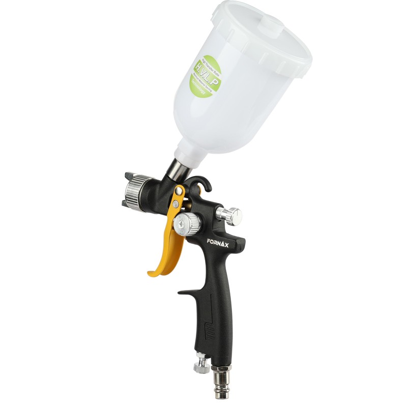FORNAX Mini HVLP Paint Spray Gun with 0.8mm Nozzle, 250