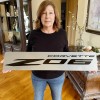 MIDWEST CORVETTE C8 Corvette Silver ZO6 Wall Emblem Large Metal