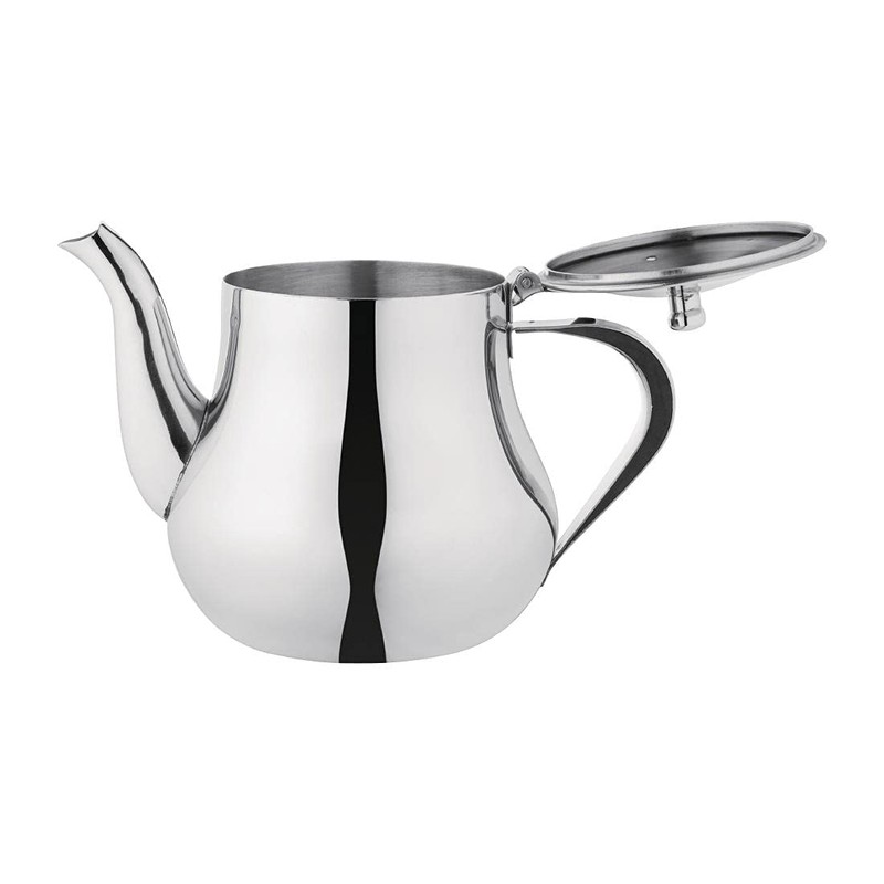Olympia Arabian Tea Pot Stainless Steel 35Oz 1L Infuser for