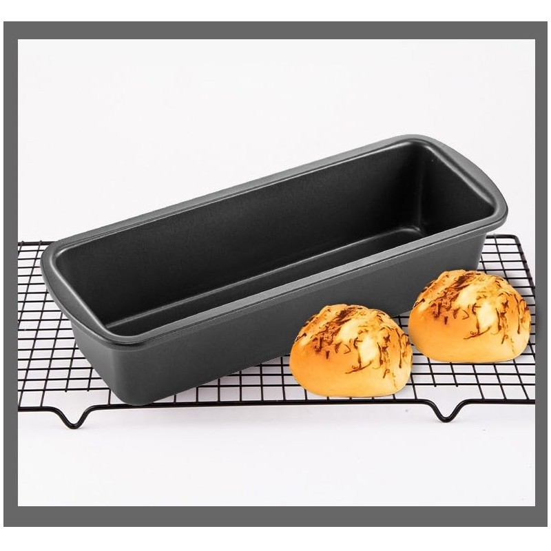 YUHOHO 3 piezas Molde Para Panque Pan De Caja Antiadherente