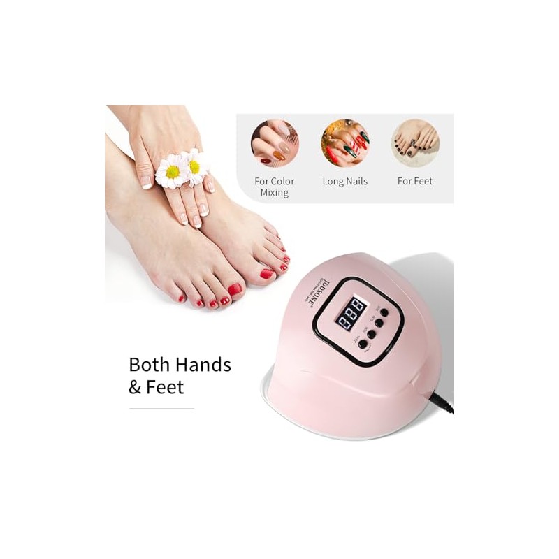 JODSONE U V LED Nail Lamp, Nail Dryer for Gel