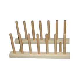 APOLLO 5001 Wooden plate rack, Wood, 26x15x12