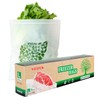 WRAPOK 25 Pack 100% Compostable Gallon Bags Biodegradable Freezer Bags