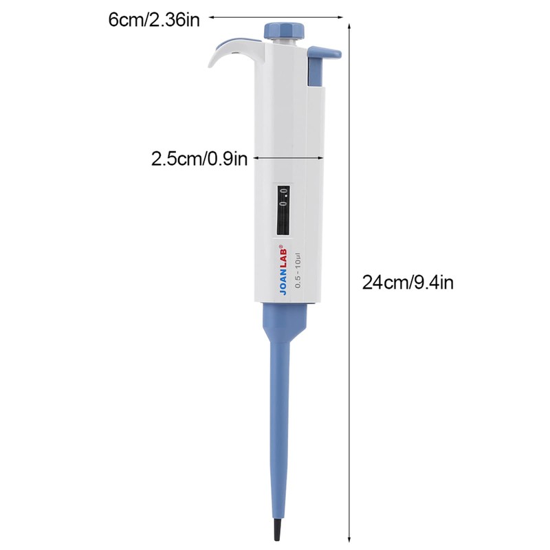 Micropipeta de Laboratorio, Micropipeta de Volumen Ajustable de un Solo