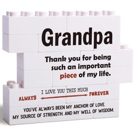 Grandfather Birthday Gifts, Christmas Gifts for Grandpa from Grandkids | Best Grandp Desk Sign | Unique Granddad Present for Gramps, Papa, from Grandchildren