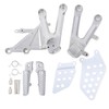 Motorcycle Front Rider Footrest Foot Pegs Bracket Set for Honda