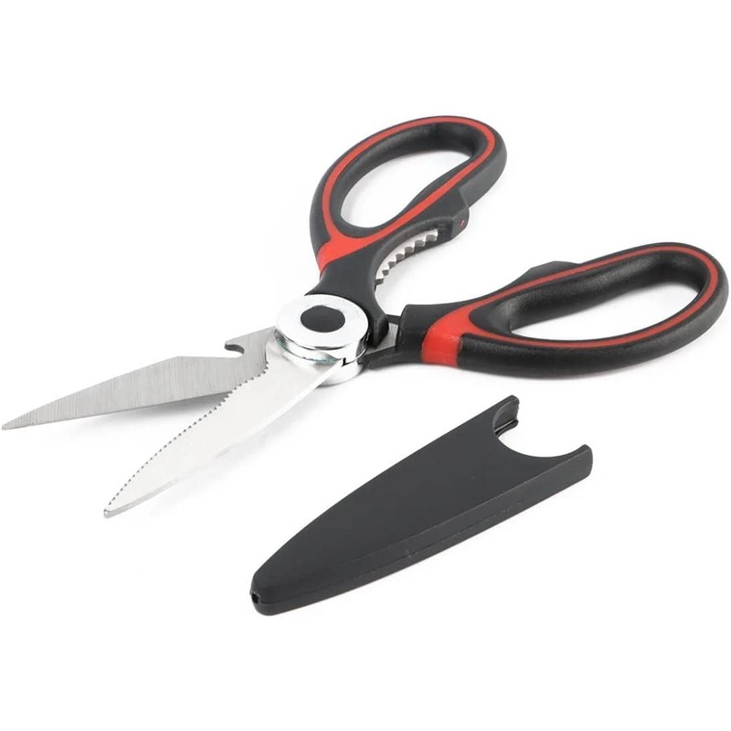 Pack of 2 Cutting Scissors, Multifunctional Scissors, Premium Kitchen Scissors