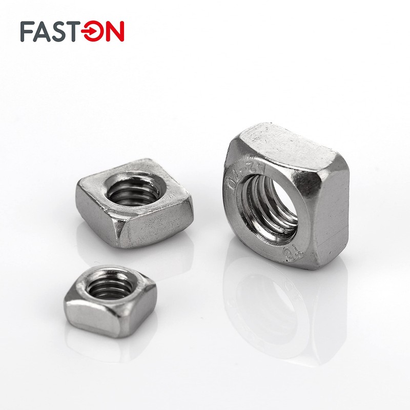 FASTON Square Nuts M6 Stainless Steel A2 V2A (Pack of