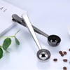 Phyxiul Coffee Spoons 2-Pack Measuring Spoons Stainless Steel 2-in-1 Coffee
