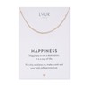 LUUK LIFESTYLE Necklace with Pendant, Waterproof Stainless Steel Chain, Elegant