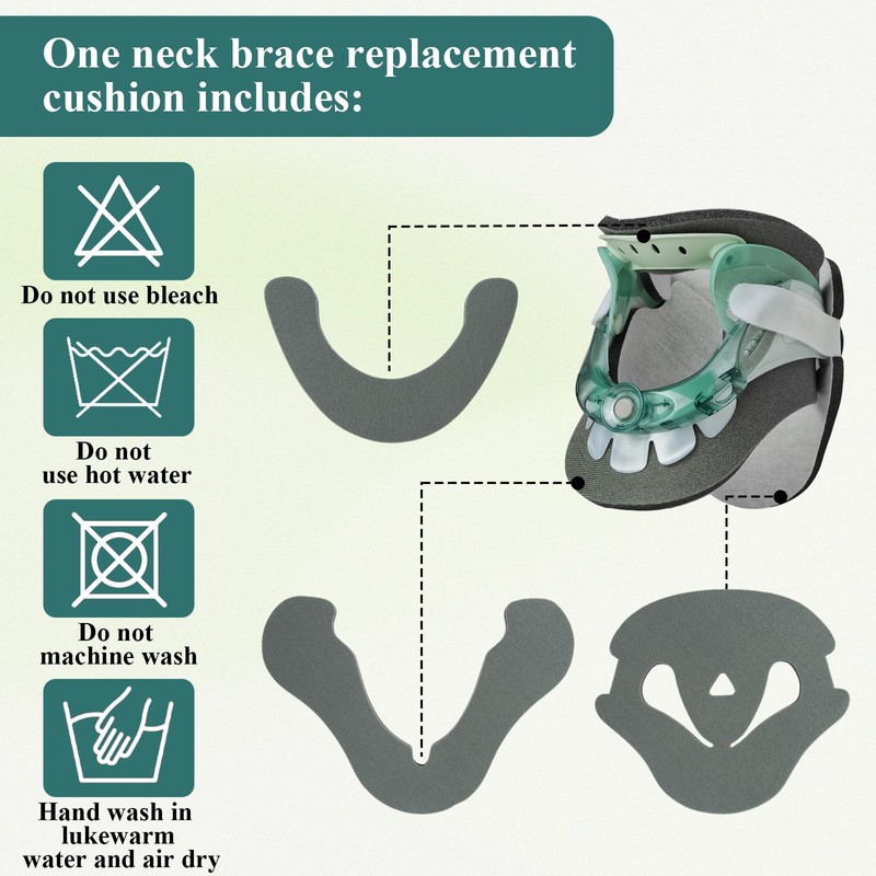 EHRBGK Aspen Vista Replacement Cervical Collar Pads - Medical Replacement