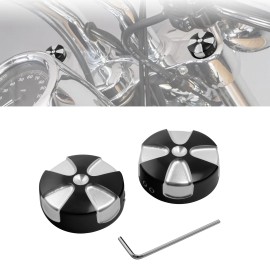 TCMT Upper Fork Stem Nut Cover Fit For Harley Sportster XL 14-22 Softail 18-25