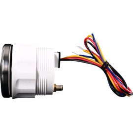 MOTOR METER RACING W Pro Series 52mm 2-1/16" GPS Speedometer Digital Odometer 120 MPH Black Dial White LED Waterproof for Car Truck Marine Boat Yacht Motorcycle