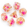 Cute Polyhedral Dice Set for Dungeons & Dragons DND (Pink