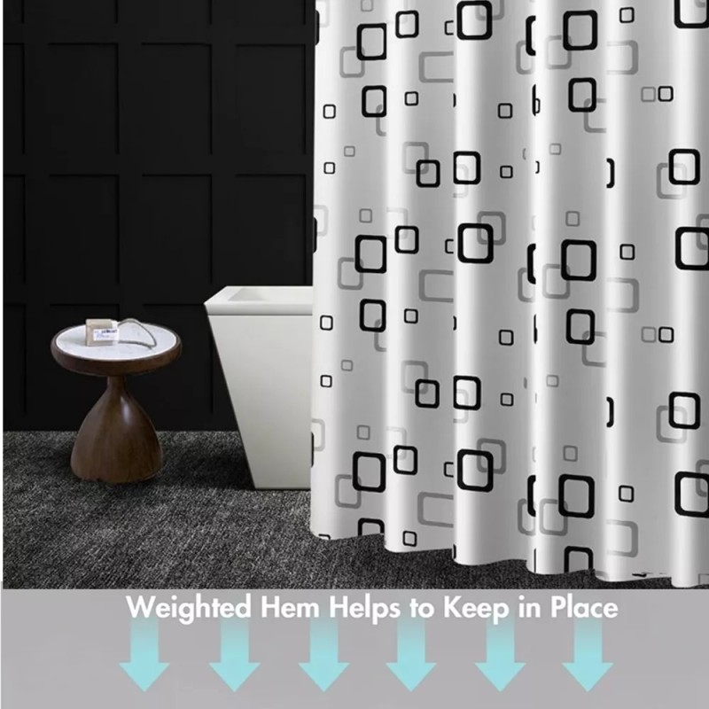 CACTUS ARCOIRIS Cortina Ducha Baño Tela Peva Larga 180cm Impermea