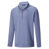 TRUSMOL Quarter Zip Pullover Men Performance Moisture Wicking Golf Pullover