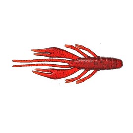 JACKALL(ジャッカル) ワーム ウェーバーシュリンプ ロックフィッシュ ソルトバージョン 2.8インチ レッドペッパー/レッドフレーク