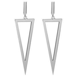LILIE&WHITE Metal Triangle Danlge Drop Earrings For Women Costume Jewelry, Copper