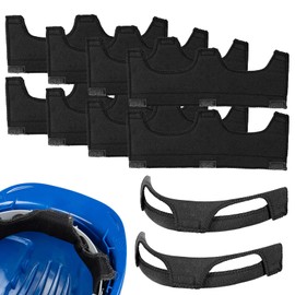 10 Stück Schutzhelm Schweißband, Wiederverwendbar Schweißbänder Helmpolster Waschbar Schweißhelm Polster Schutzhelme Stirnband Zubehör für Passt zu den Meisten Harten Hut