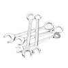 Ldirect Mini Wrench Equipment, Combination Spanner, Small Key Set, Metric
