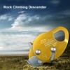 Climbing Descender Self-Braking Stop Climbing Rope Grab Stopper Peak Gear