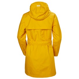 Helly Hansen Women's Lyness II Waterproof Rain Coat with Hood, 344 Essential Yellow, Small