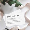 Spercy Godmother Definition Card, Godmother Proposal Card, Will You Be