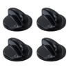 Gxcdizx 4-Pack WB03T10236 Burner Control Knob, Gas Range Knobs Black