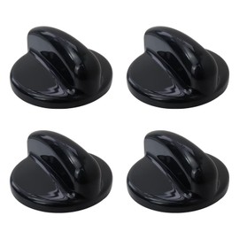 Gxcdizx 4-Pack WB03T10236 Burner Control Knob, Gas Range Knobs Black for GE Range/Stove/Cooktop
