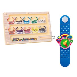 GegXcn 1 Toys for 3 Year Old Girls and 1 Cartoon Animal Watch（Randomly Send,Colour Sorting Toys For Toddlers, Montessori Learning Activities,toys for 3 Year Old Boys