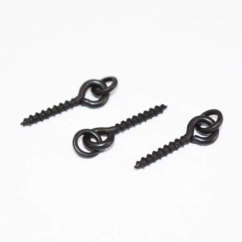 zalati Bait Screws 100pcs Boilie Bait Screw Terminal Rig Tackle