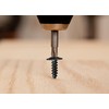 (100 pcs)#8×2" Black Truss Head Wood Screws Quick Metal Self