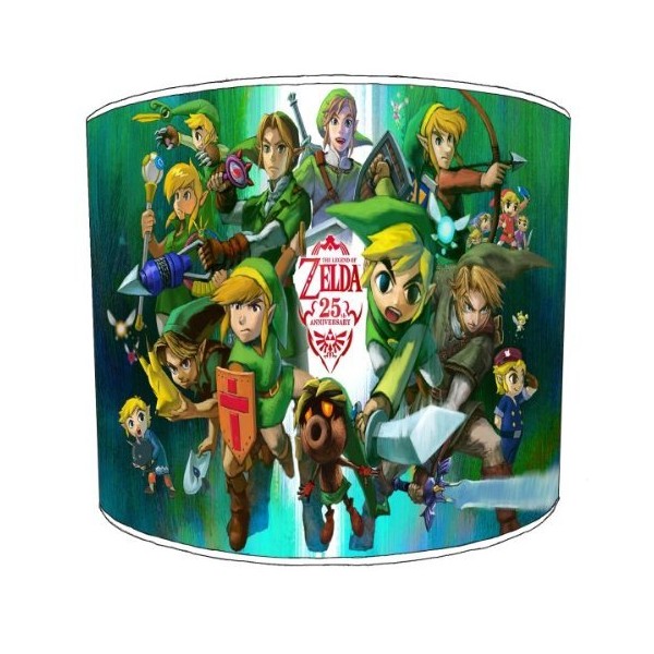 Legend Of Zelda Lampshade For A Ceiling Light In 3 Sizes - Free Personalisation