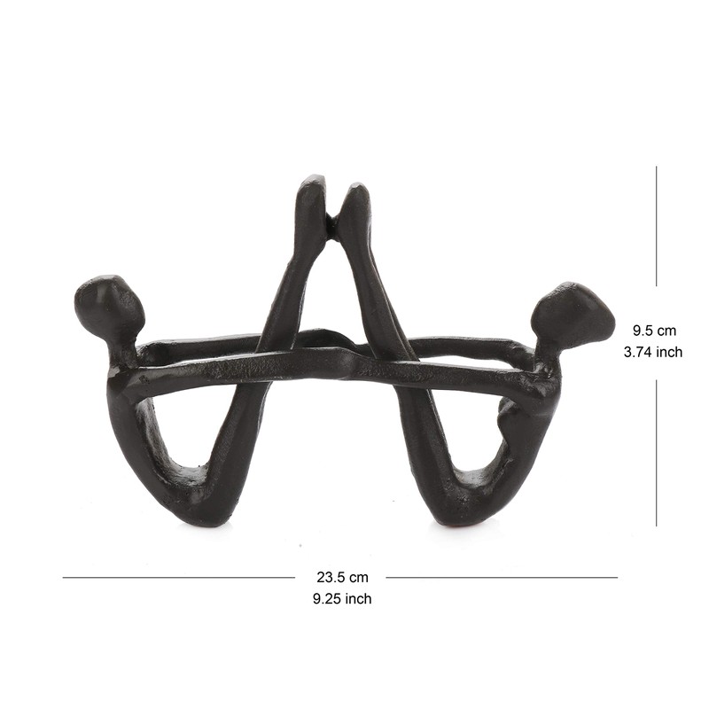 PRISTINE - Estatua de yoga - Buddy Boat pose -