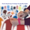Rubber Band Snap Bracelet for Stress Relief & Focus –