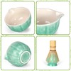 Matcha Whisk Set, 5 Pcs Matcha Making Kit with Ceramic