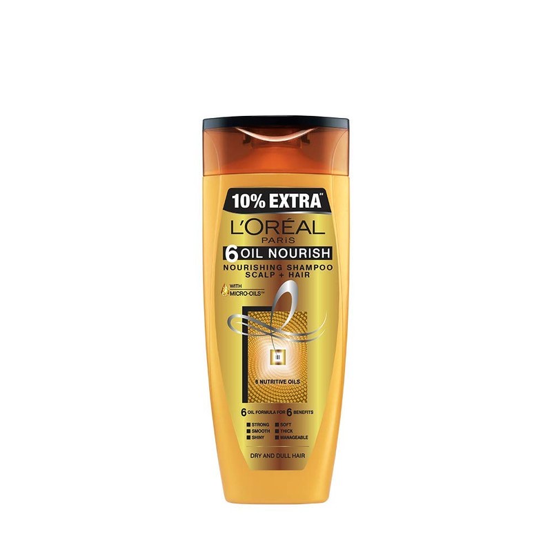 L'Oreal Paris Hex 6 Oil Shampoo, 360ml