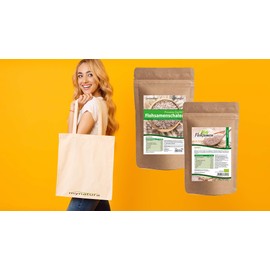 Mynatura organic psyllium seeds 1000 g from India Rich in fiber, tested food quality, 99% purity, pure natural product, suitable for baking, suitable for humans and animals. 1000g