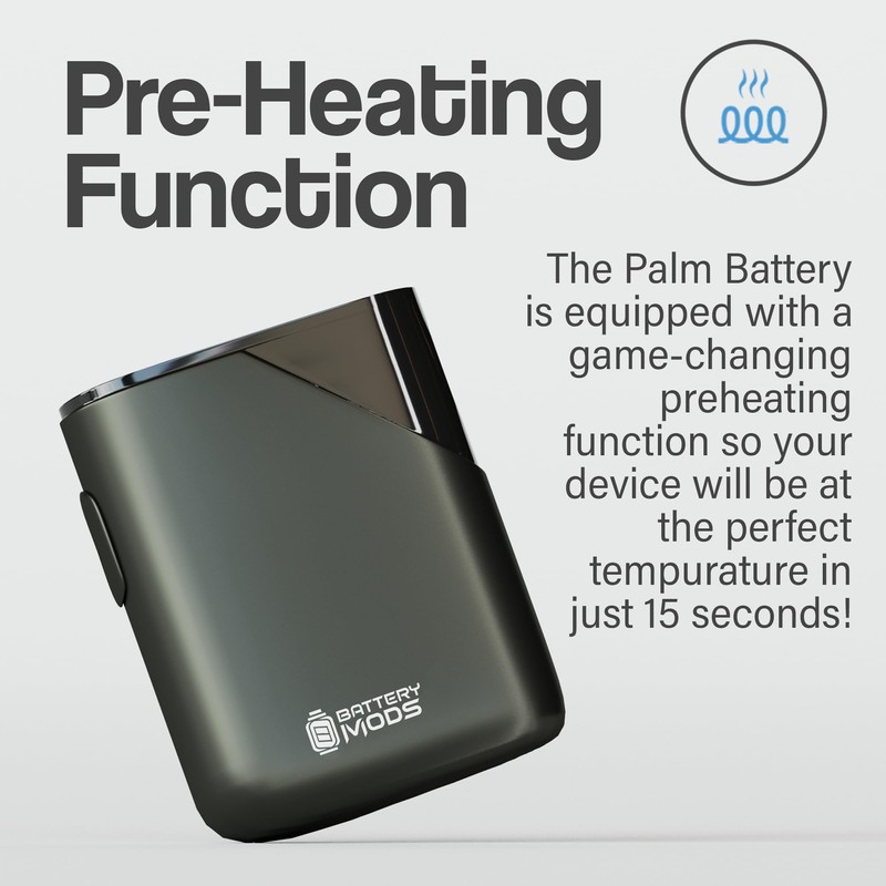 BatteryMods Palm with Solder Tip - Black