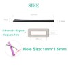 Junsika Eyeglass Temple End Tips Soft Silicone Anti Slip Eyeglass