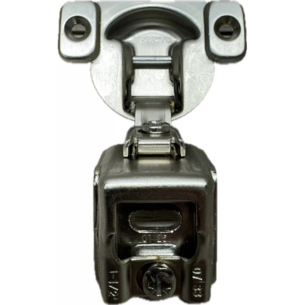 Liberty 110 Deg 1-1/2" Partial Overlay Two Prong Cabinet Hinge