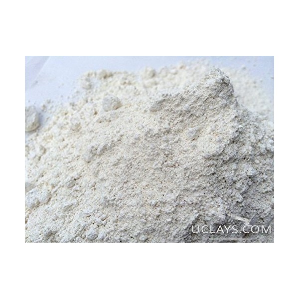 Kaolin Clay Powder (Grind) Edible Natural for Eating (Food) and Facial Detox, 4 oz (113 g)