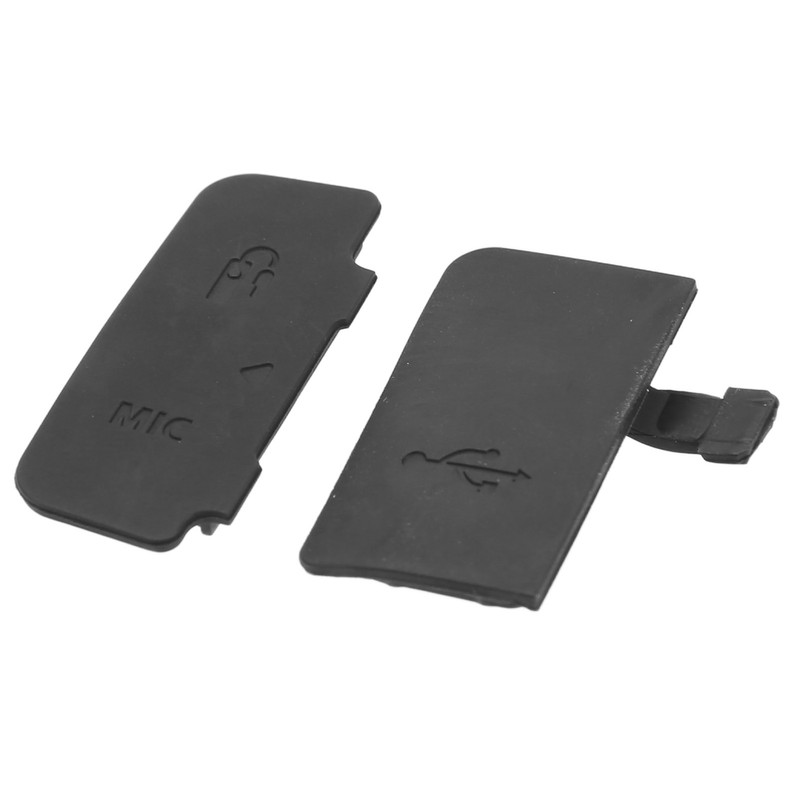 2PCS Digital Camera MIC Interface Door Cover Rubber Camera Repair