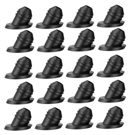 Snblzhef 100PCS 30 Degree Cable Railing Rubber Grommets for 1/8in 5/32in 3/16in Cables Metal Cable Railing Posts, Sleeves Grommet